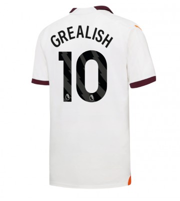 Maillot de foot Manchester City Jack Grealish #10 Extérieur 2023-24 Manches Courte